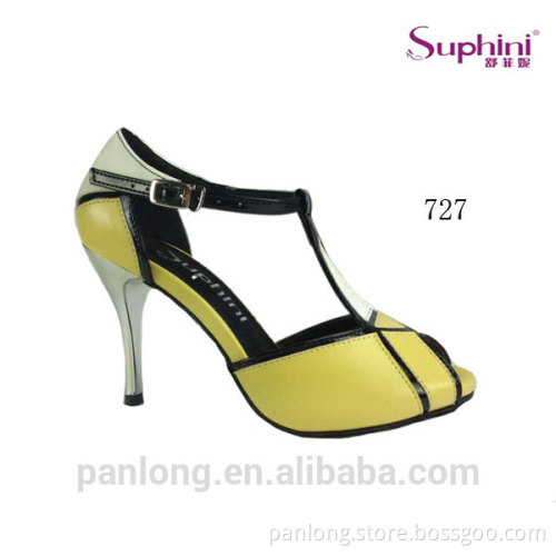 Splicing Pu Upper Suphini Tango Dance Sneakers 727